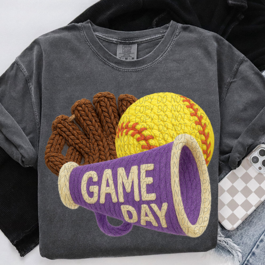 Yarn - Game Day Purple Softball