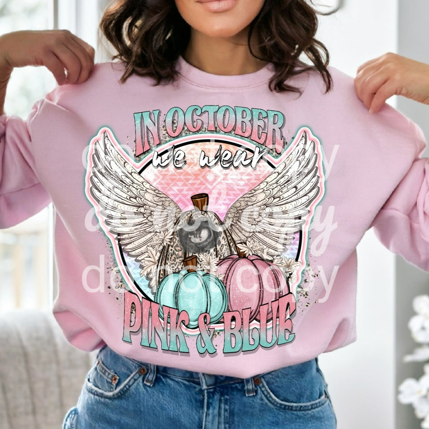 In October We Wear Pink and Blue Angel
