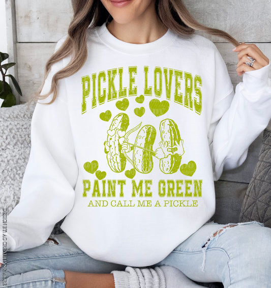 Pickle Lovers Paint Me Green