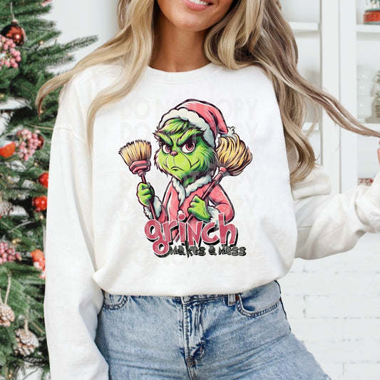 Grinch Makes A Mess