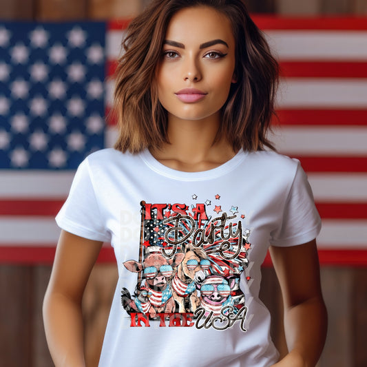 It’s A Party in The USA – Farm Animals