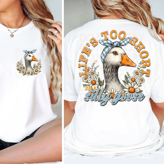 Life's too short, be a silly goose (Back)