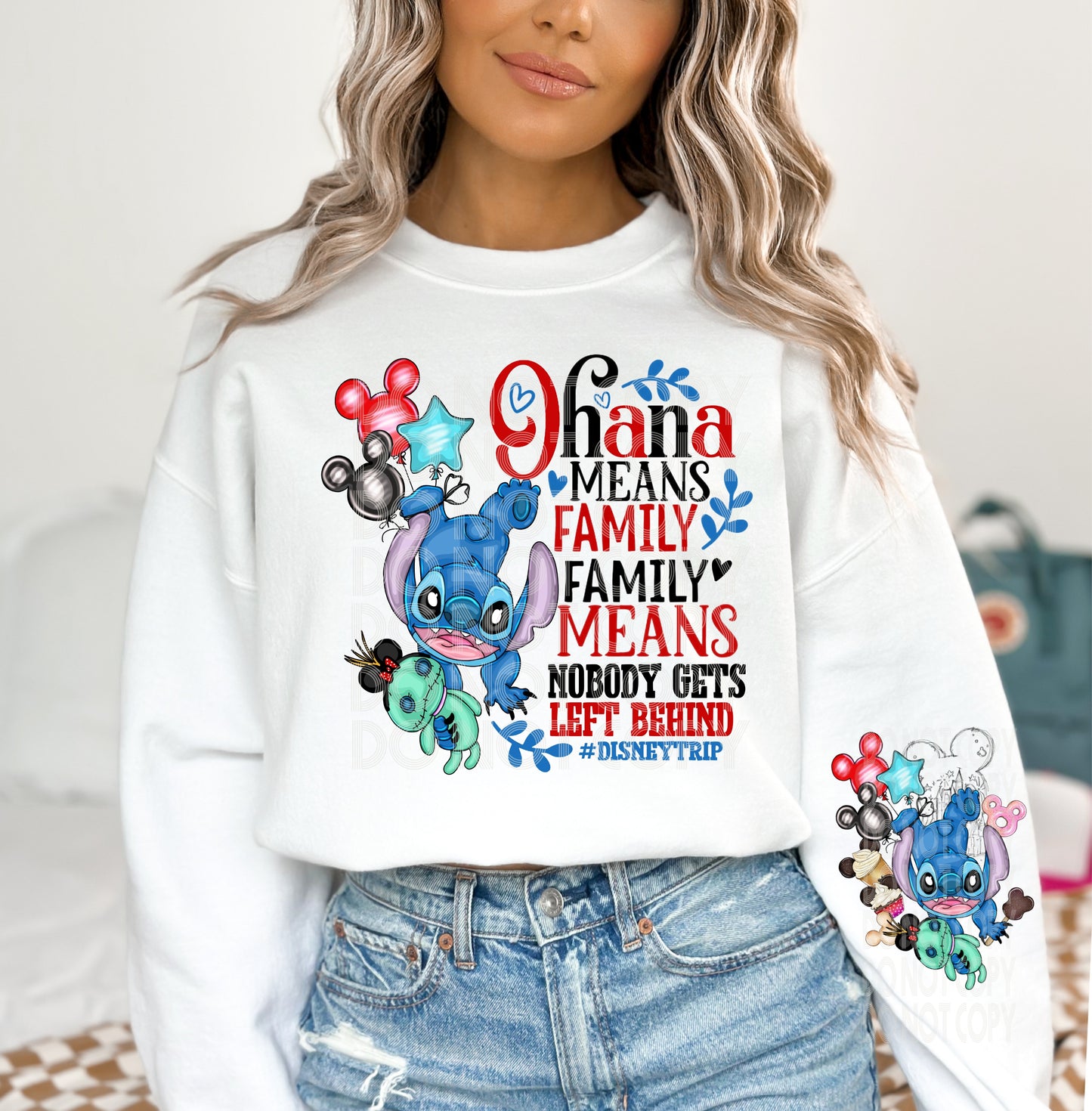 Ohana Means Family Stitch Chest
