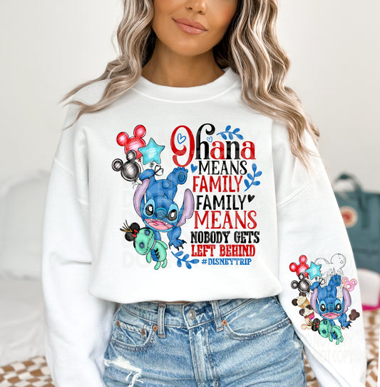 Ohana Means Family Stitch Chest