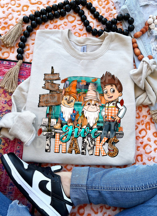 Give Thanks Paw Patrol