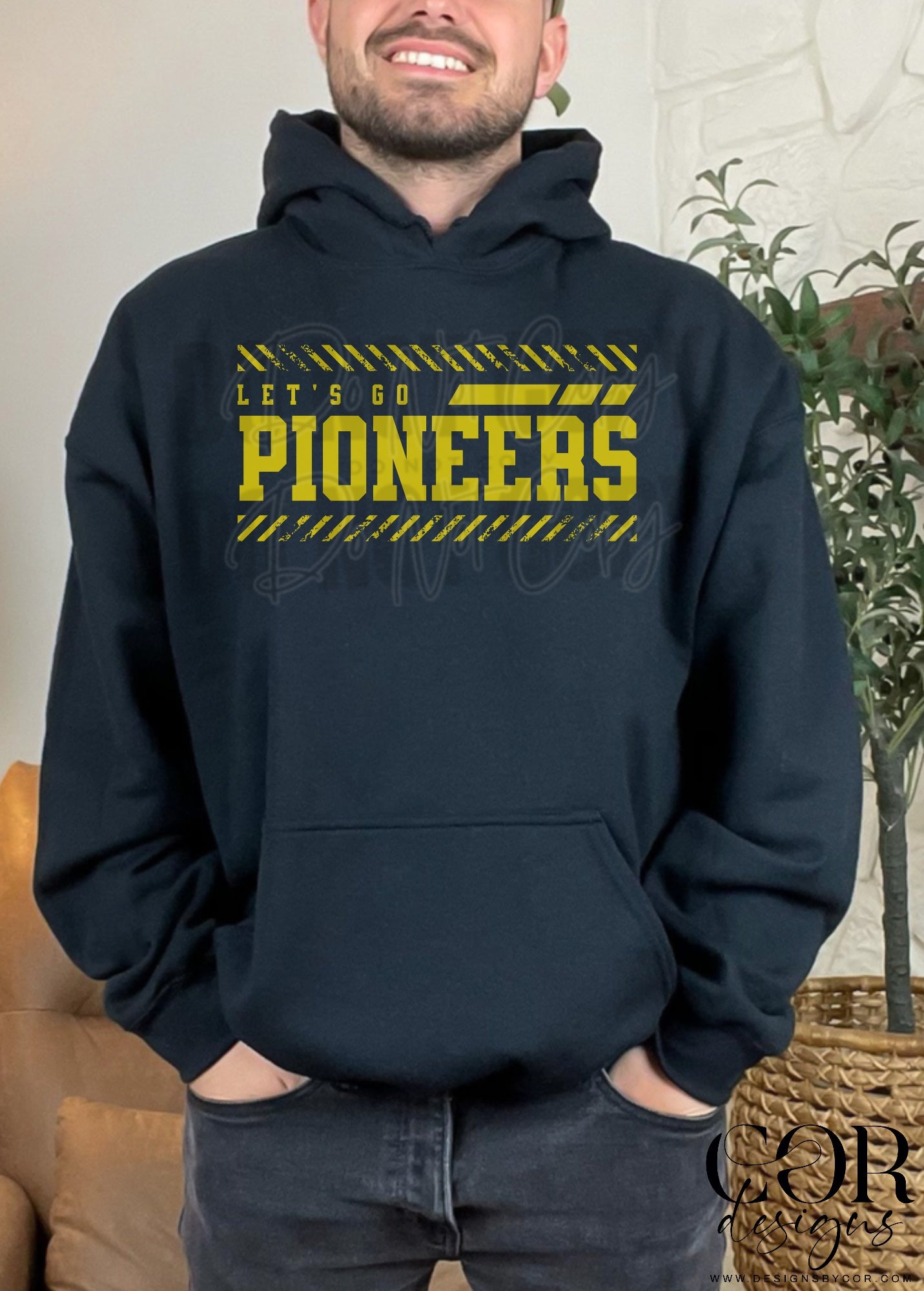 Lets Go Pioneers Yellow
