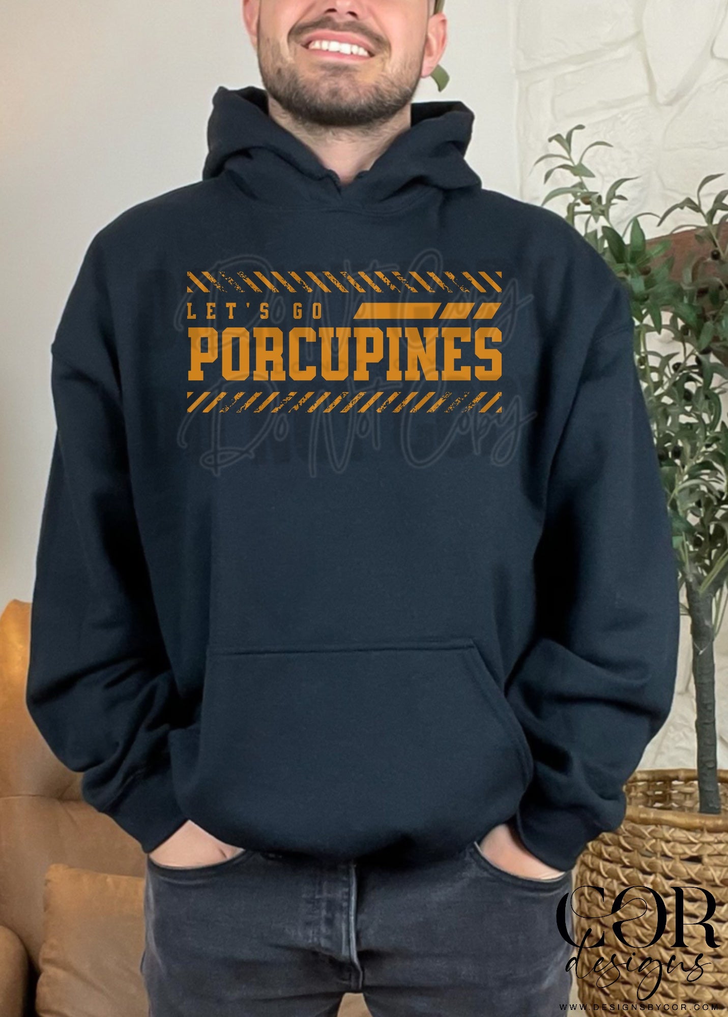 Let's go Porcupines (Orange)