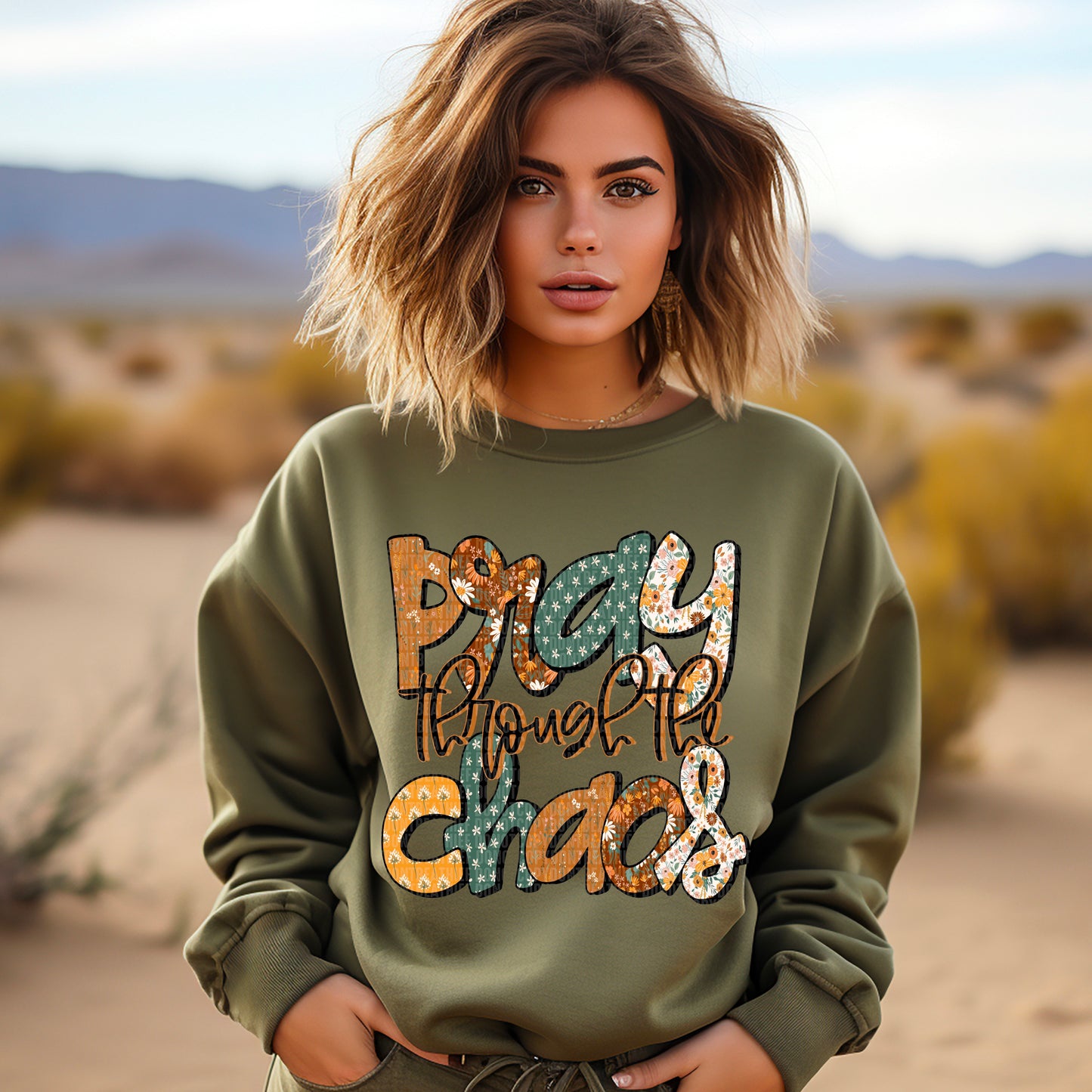 Pray Through The Chaos-Boho Letters