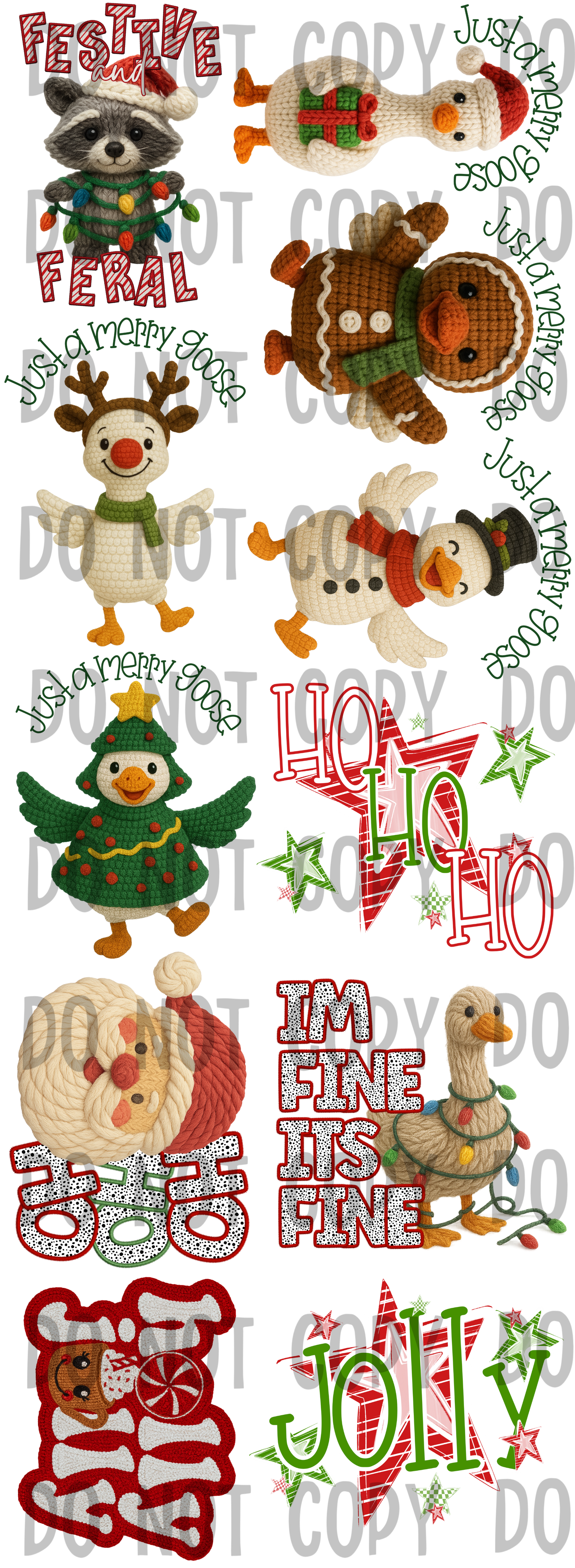 Christmas Premade Gang Sheet 10