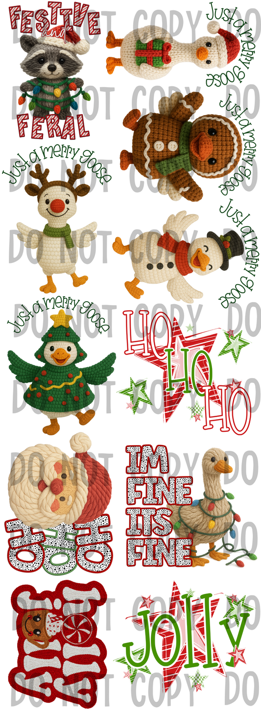 Christmas Premade Gang Sheet 10