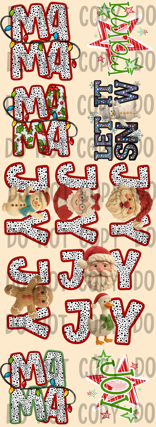 Christmas Premade Gang Sheet 11