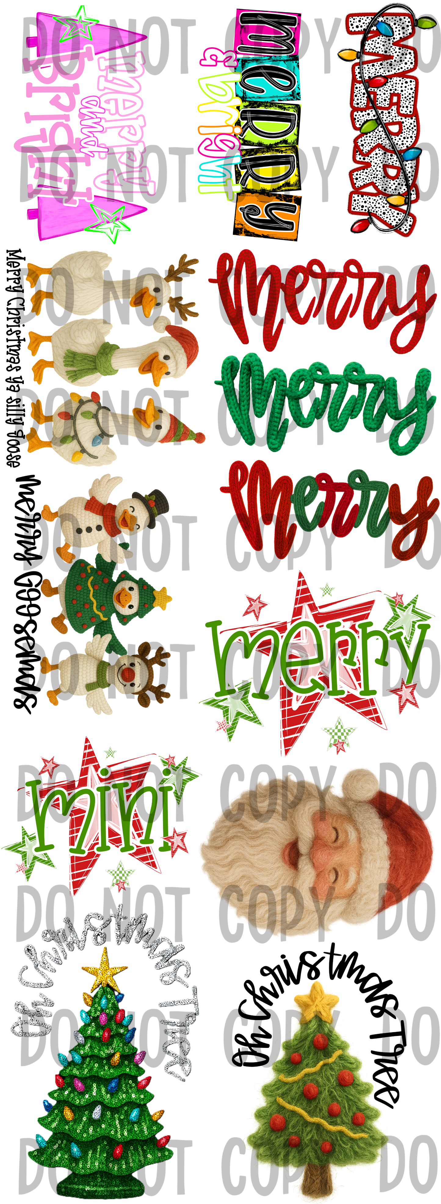 Christmas Premade Gang Sheet 12