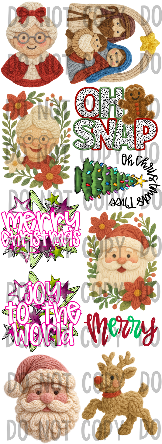 Christmas Premade Gang Sheet 13