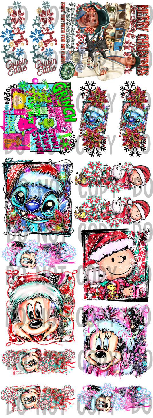 Christmas Premade Gang Sheet 16