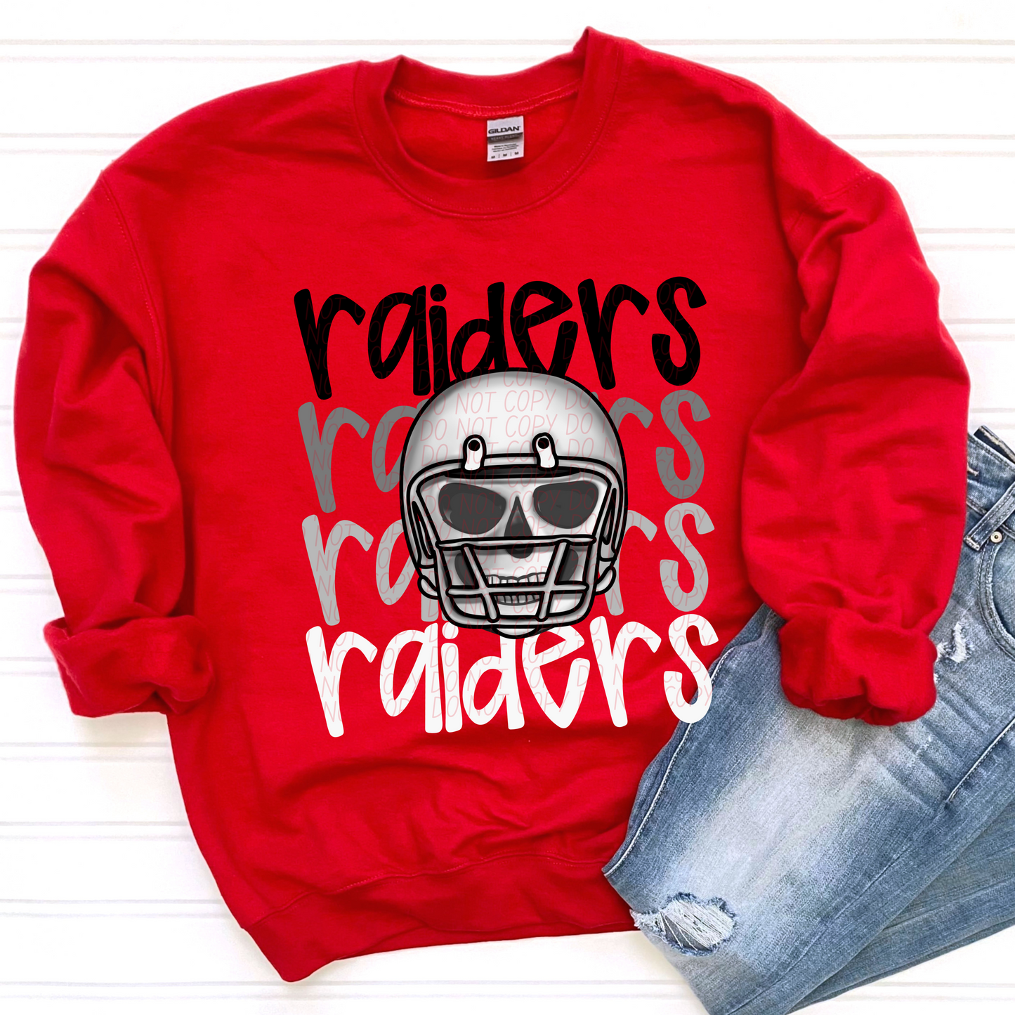 Raiders Faded Stack