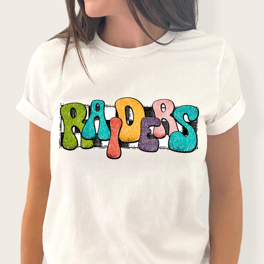 Raiders (retro rainbow)