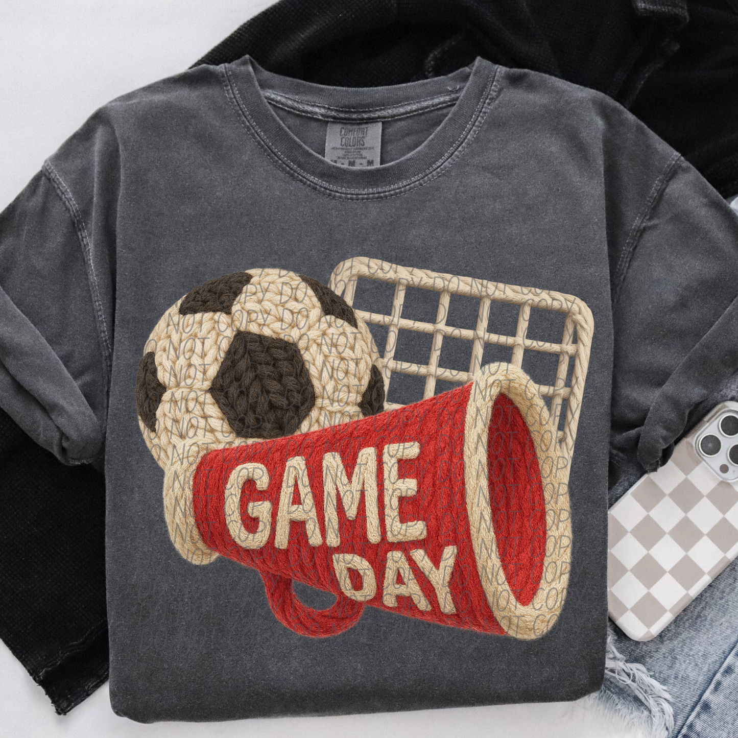Yarn - Game Day Red Soccer