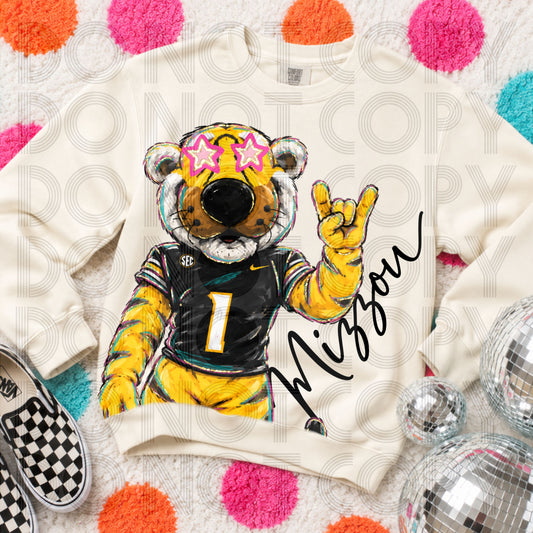 Cropped Rockin Delulu Mizzou