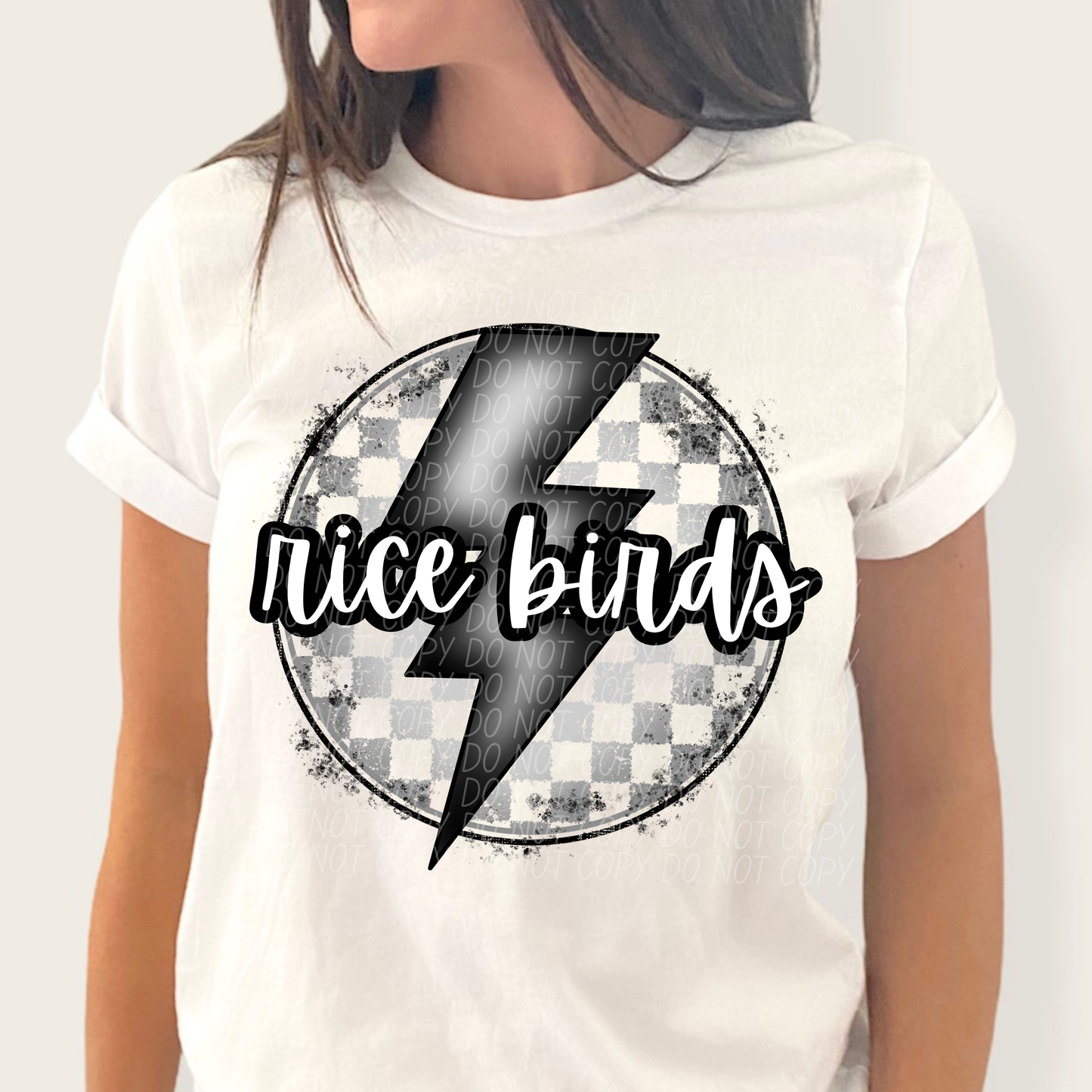 Rice Birds Checkered Bolt