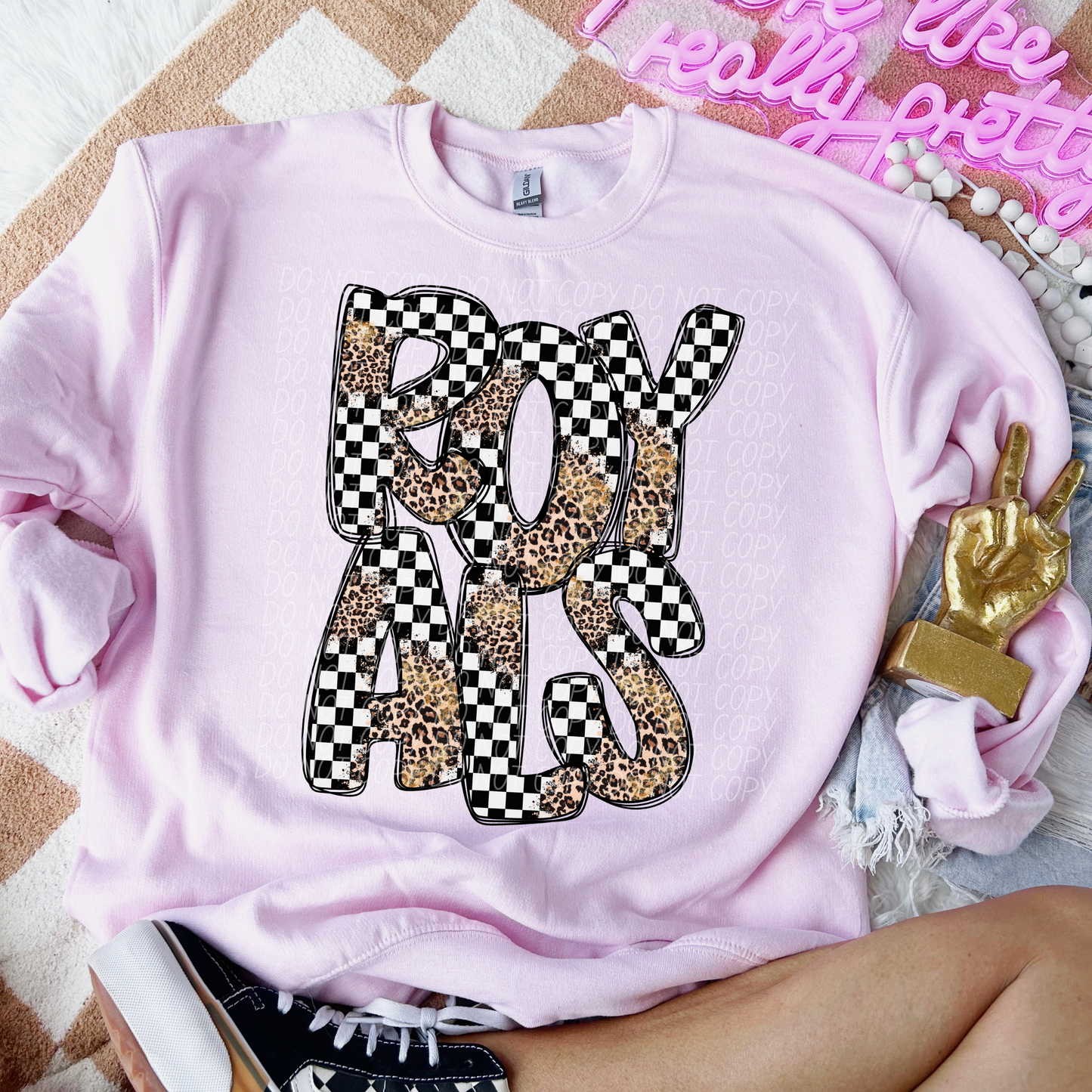 Royals Checkered Cheetah