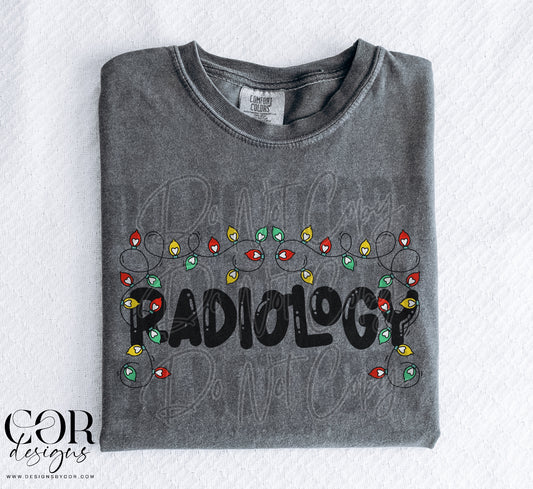Radiology With Christmas Lights