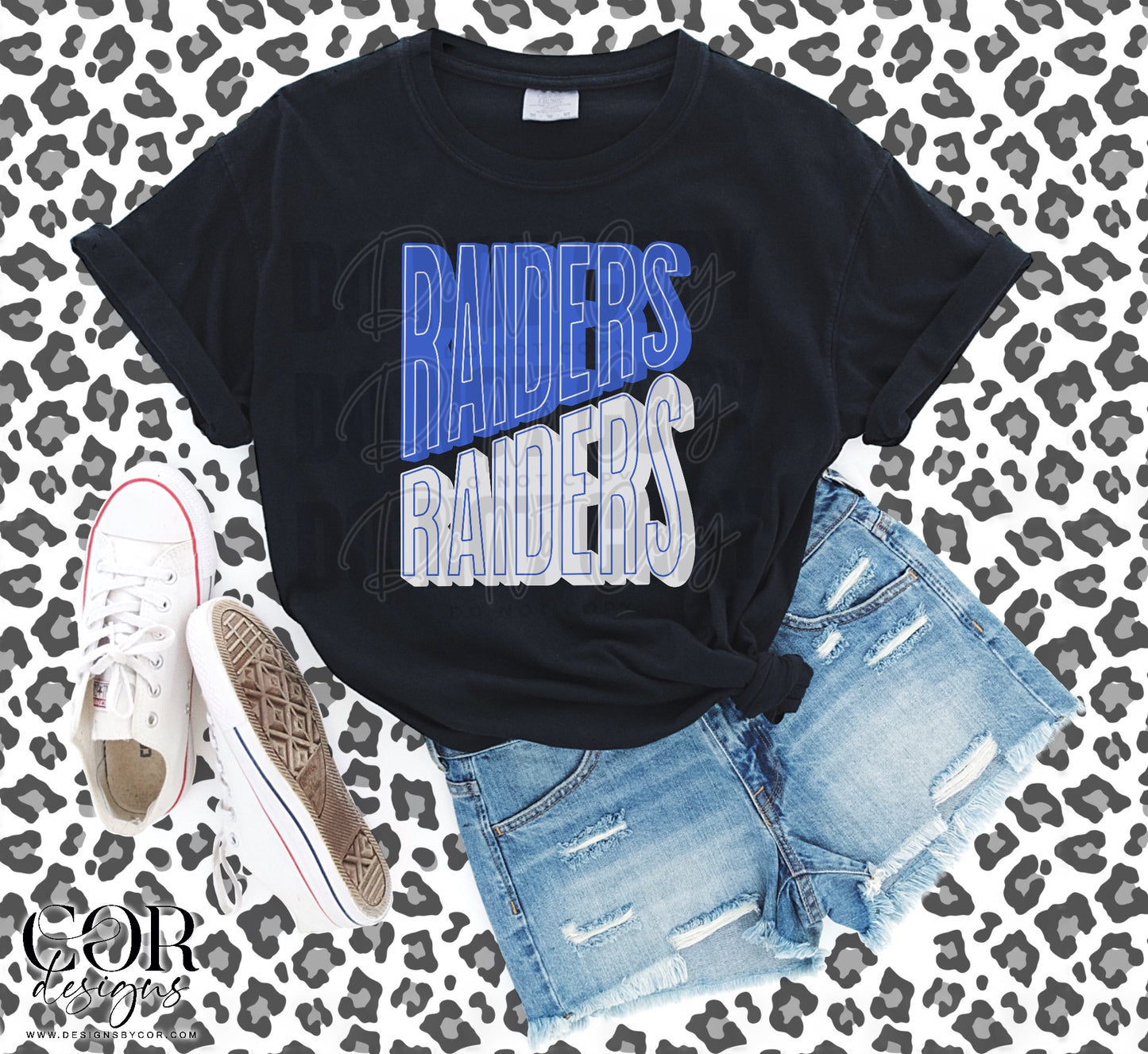 Raiders Blue And White
