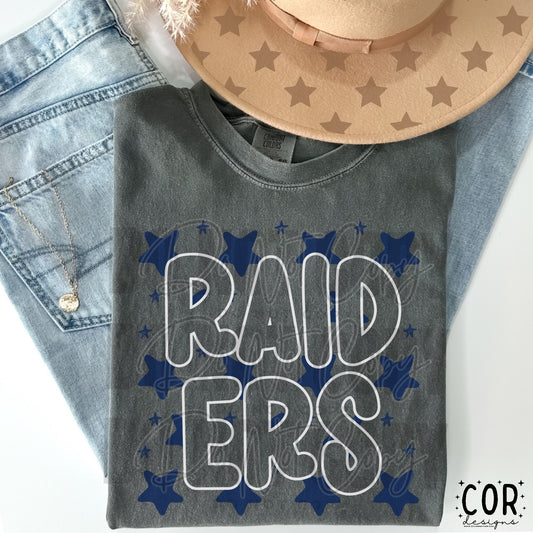 Raiders (blue stars)