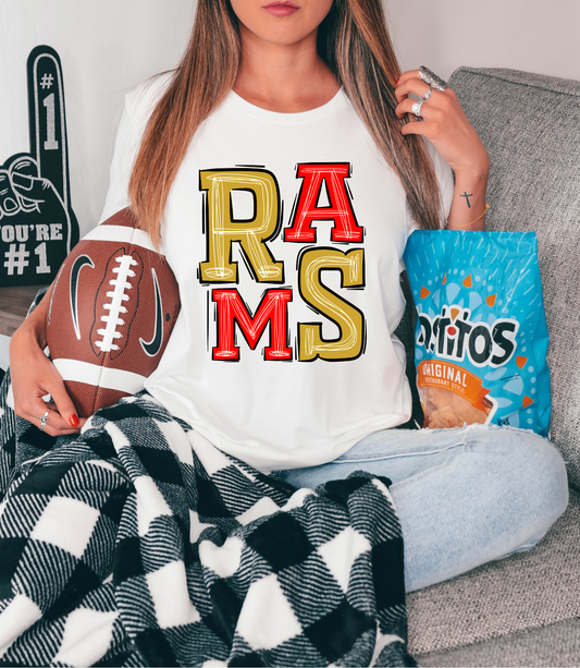 Rams Red and Gold