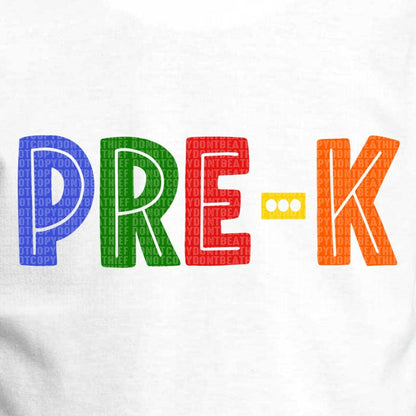 Pre-K/Ready To Rock (ORANGE) (FRONT) -DTF Print