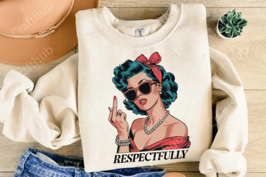 Respectfully Middle Finger