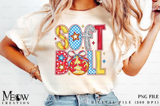 Retro Softball Coquette