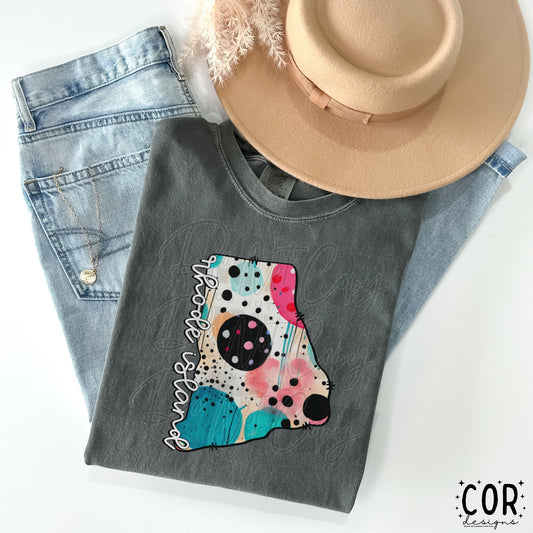 Rhode Island Polka Dot State