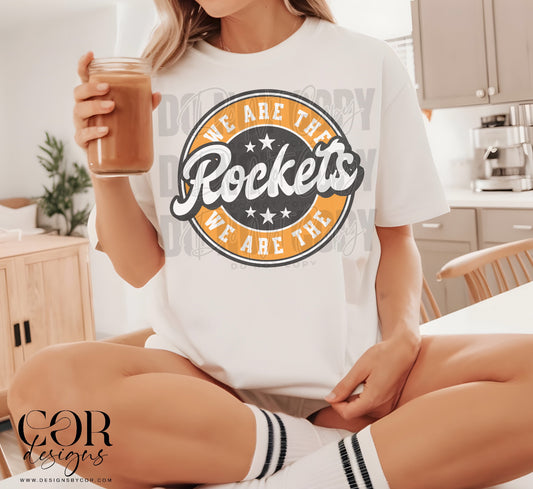 Rebels Orange And Black Circle