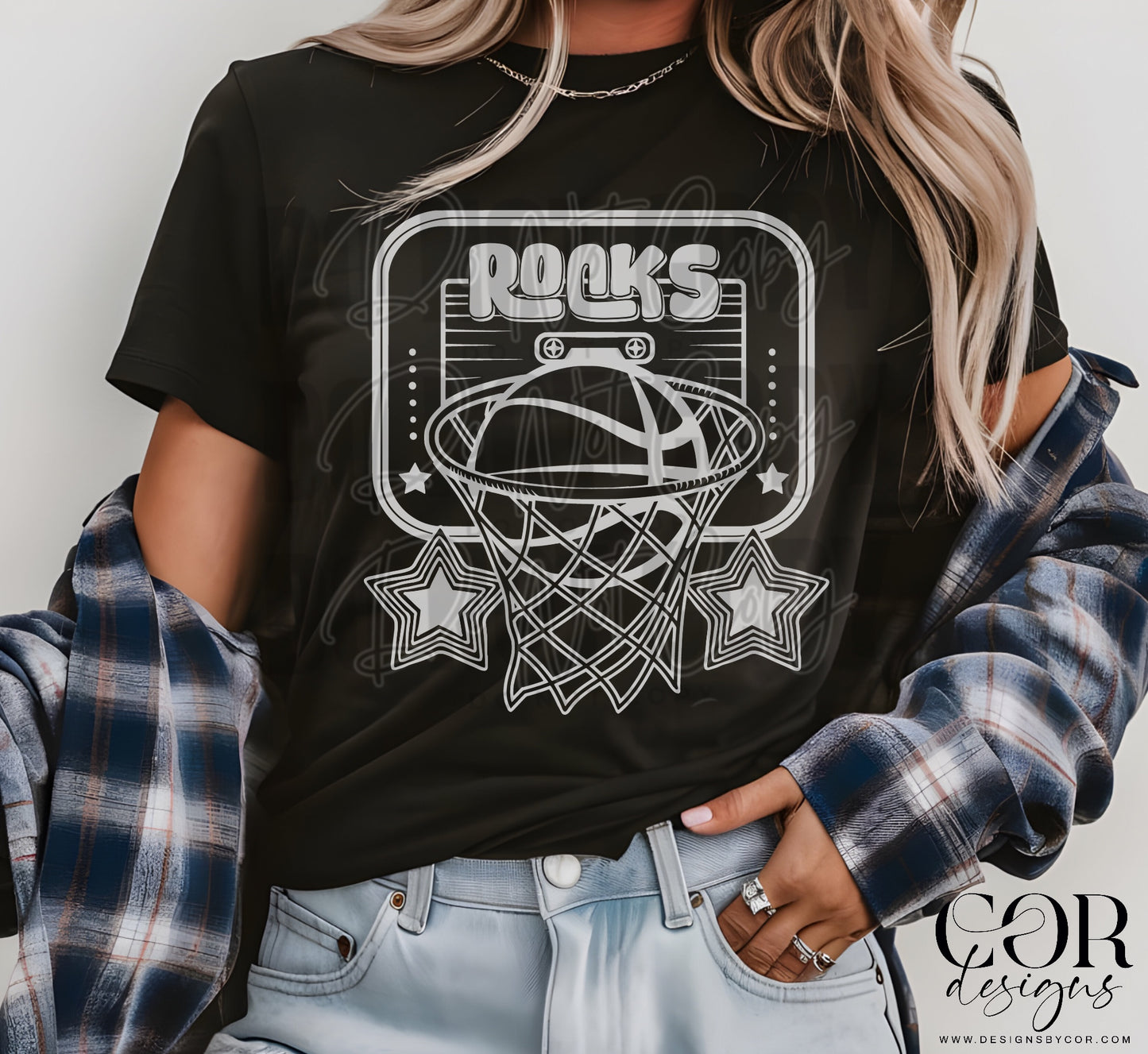 Rocks Basketball Goal