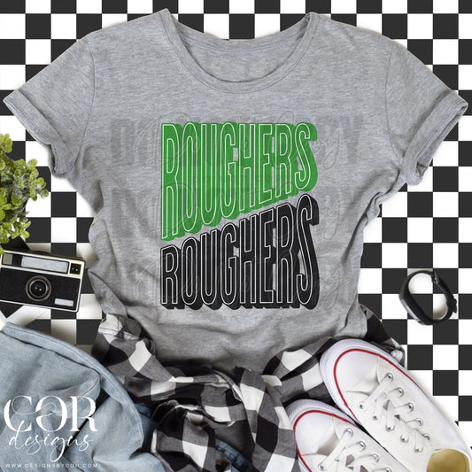 Roughers Green And Black