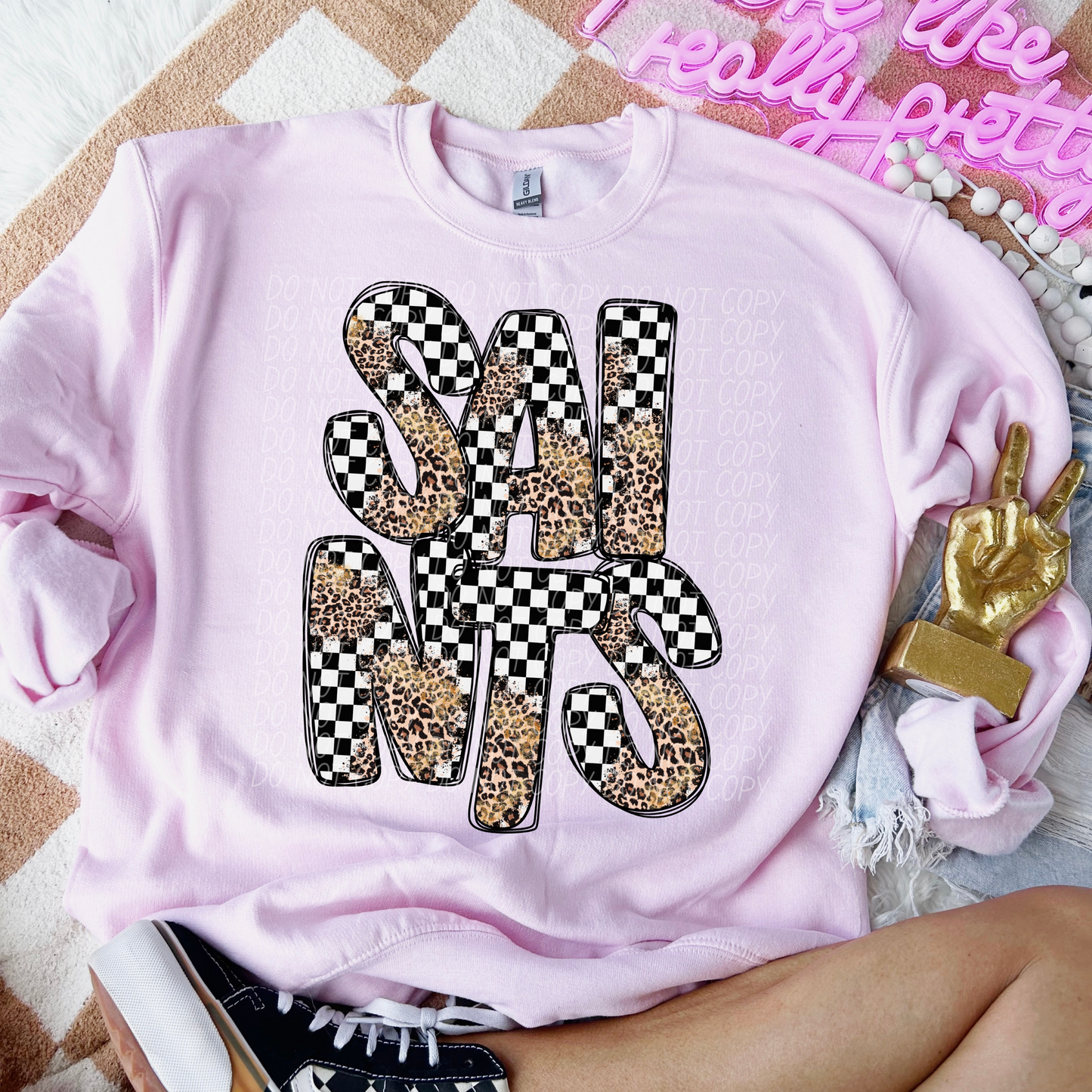 Saints Checkered Cheetah
