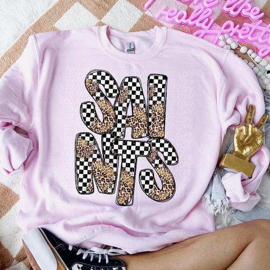 Saints Checkered Cheetah