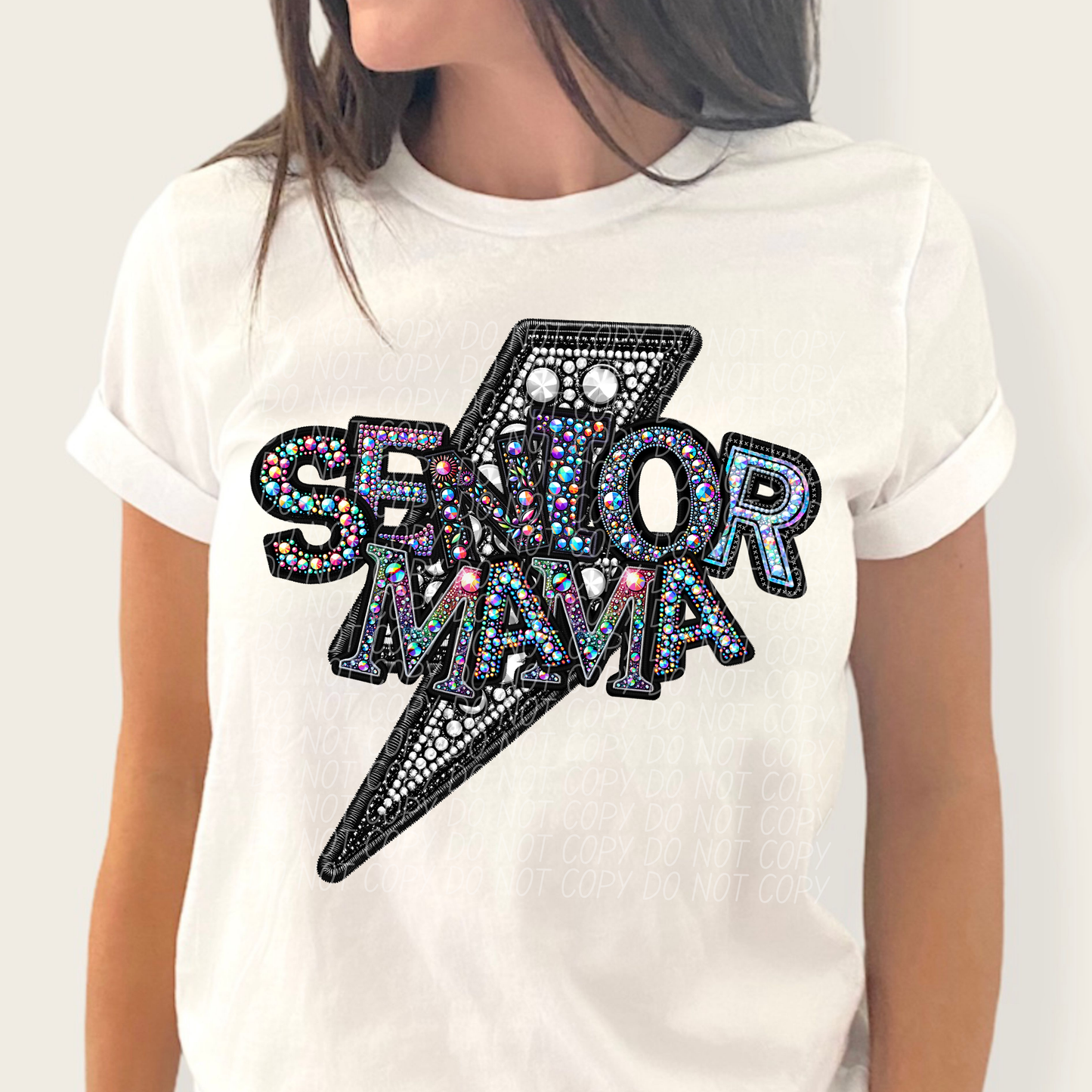 Senior Mama (Rhinestones)