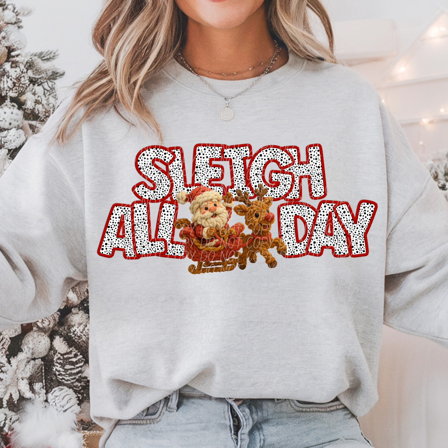 Yarn -Sleigh all day
