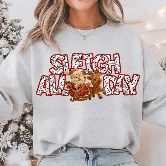 Yarn -Sleigh all day