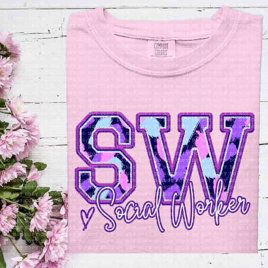 Social Worker (Perfectly Purple)