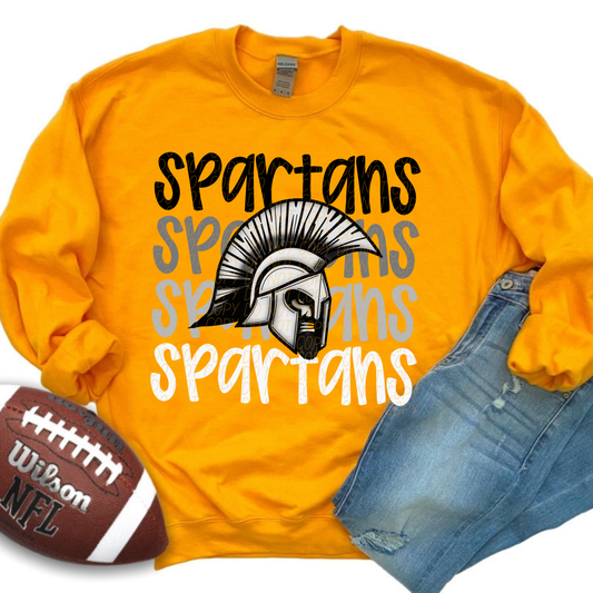Spartans Faded Stack