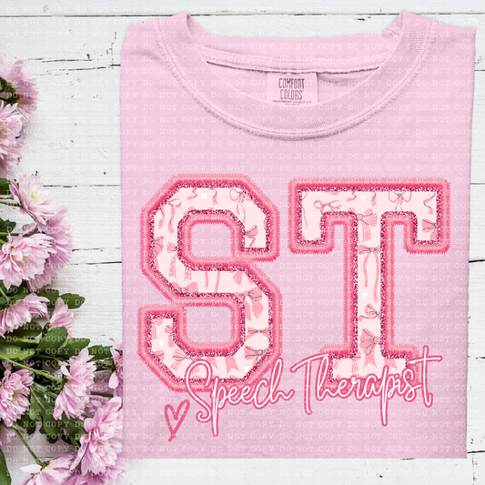 Pink Coquette Speech Therapist