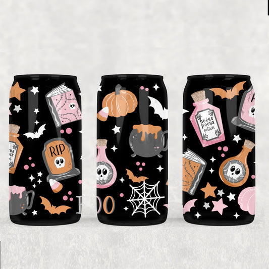 Spooky Grid White - UV Libby Wrap