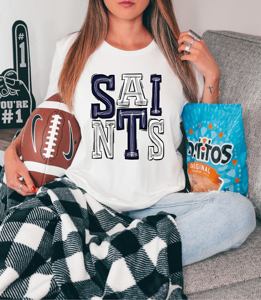 Saints Black and White