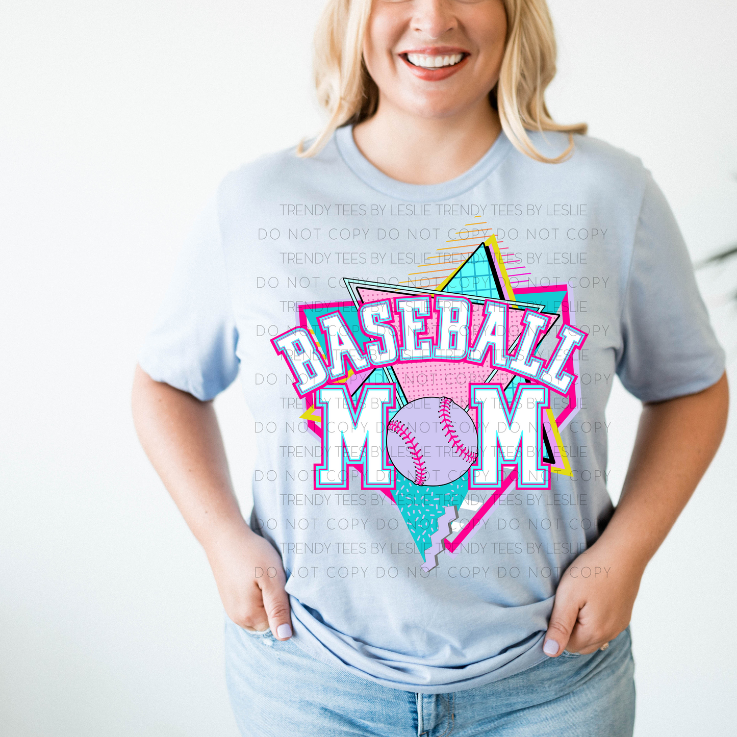 Retro Baseball Mom