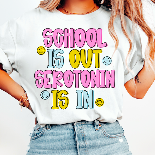 School is out. Serotonin is in