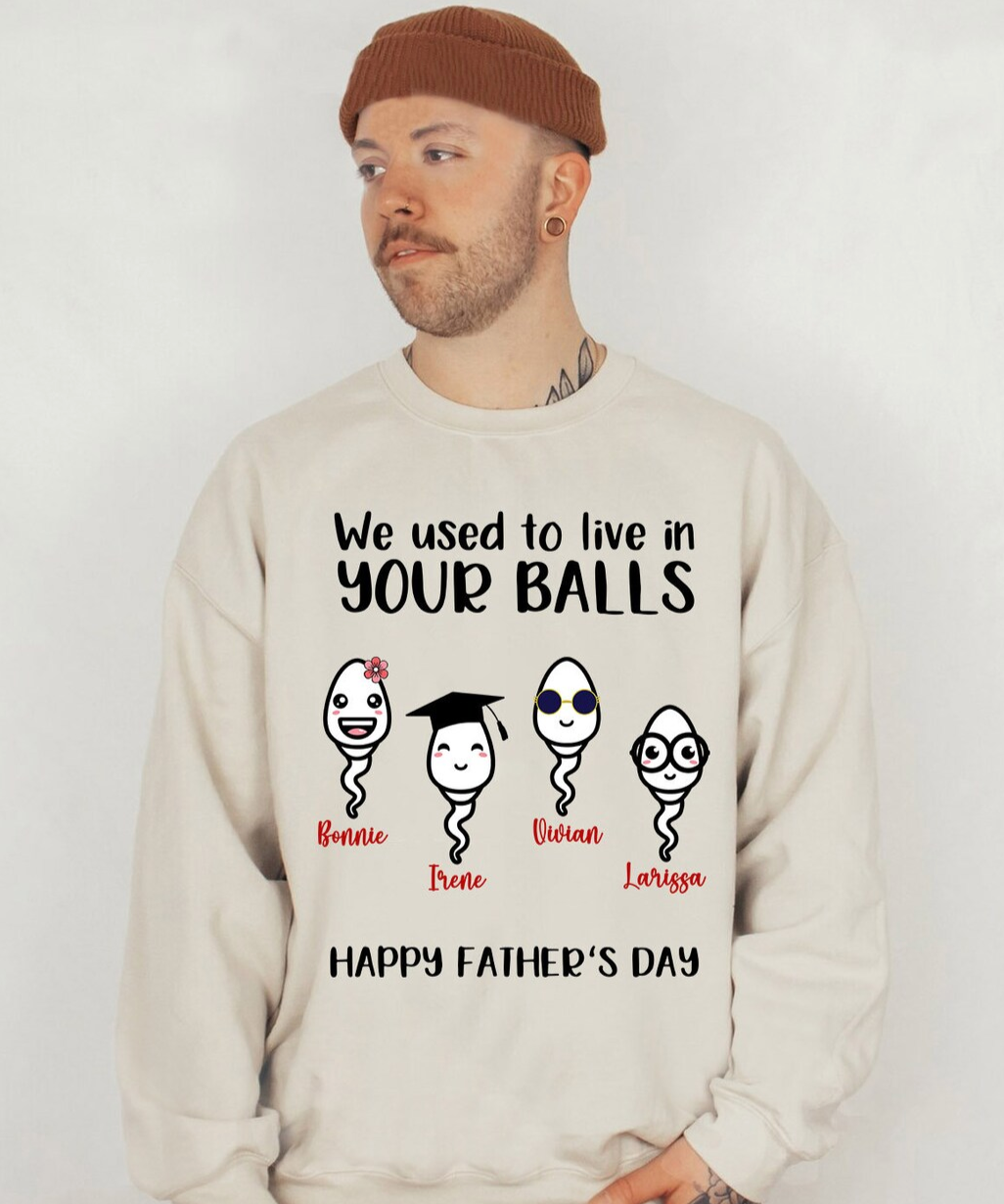 Personalized We Use to Live In your balls