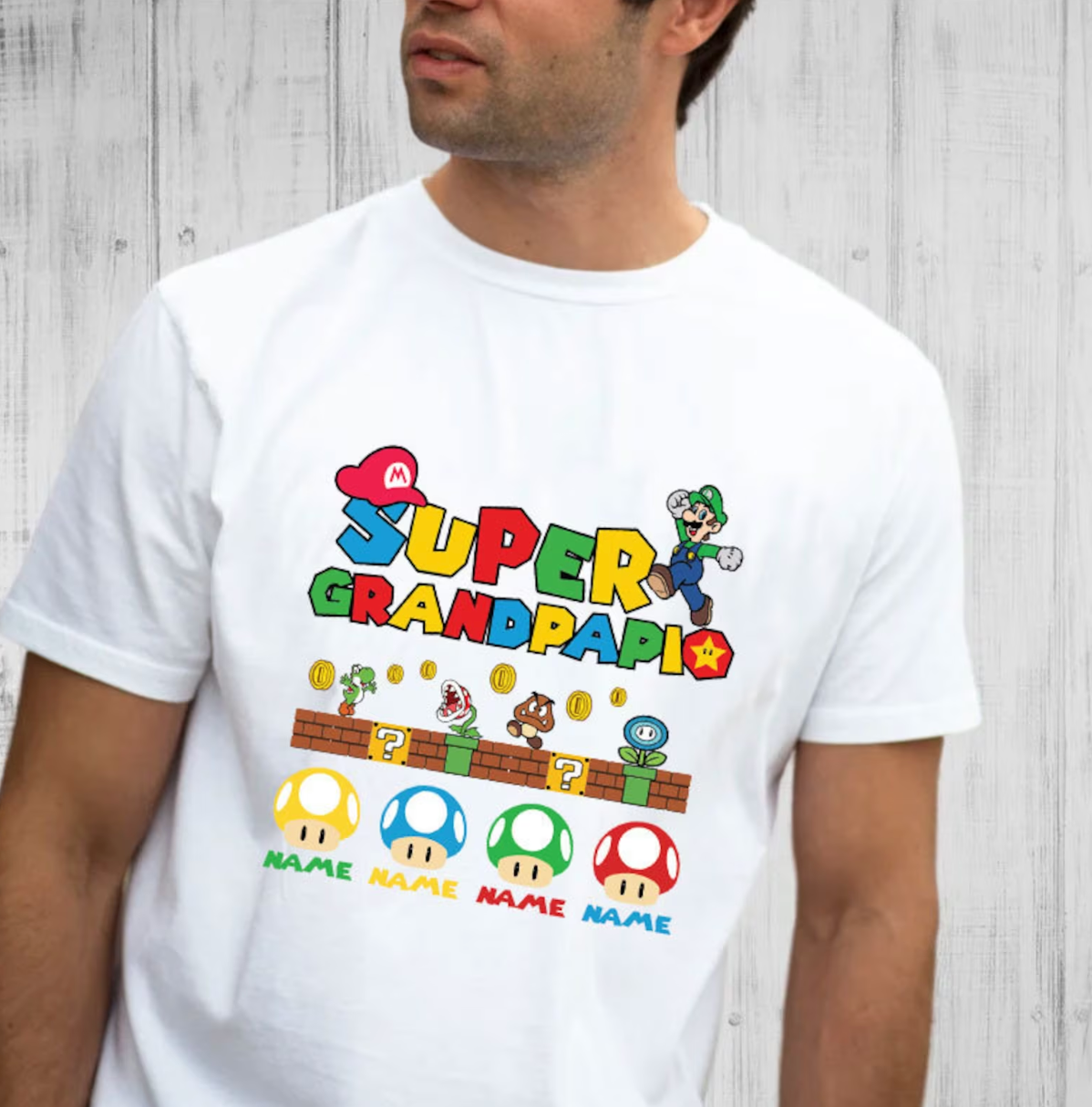 Super Grandpappio Mario - Personalized