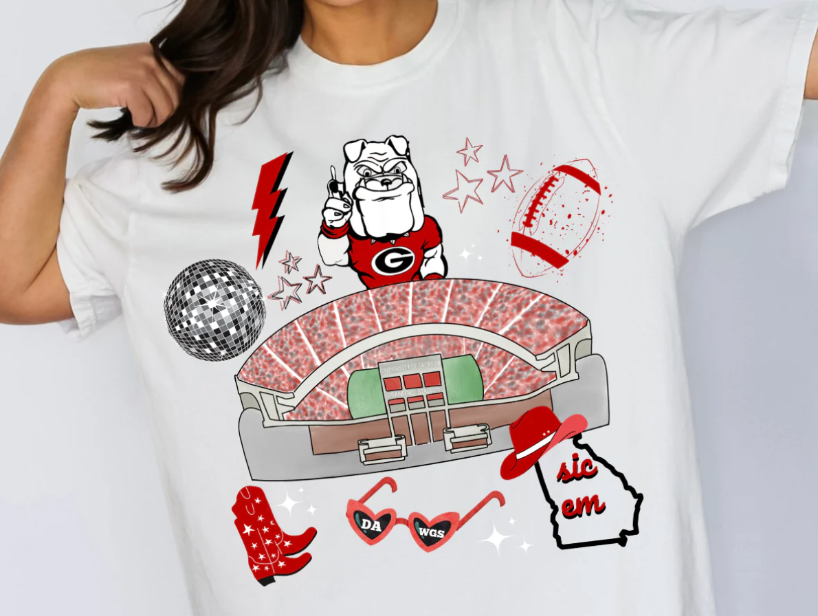Georgia stadium collage